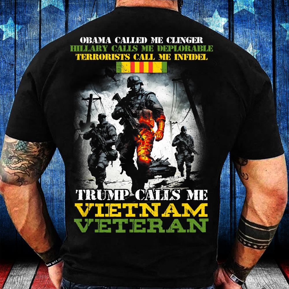 Vietnam Veteran I'm A Veteran Nothing Scares Me T-Shirt Vietnam Veteran I'm A Veteran Nothing Scares Me T-Shirt