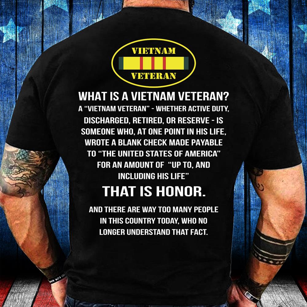 What Is A Vietnam Veteran, That Is Honor T-Shirt