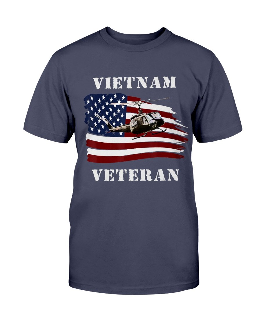 Vietnam Veterans UH-1 Huey Helicopter T-Shirt 1&nbsp;
