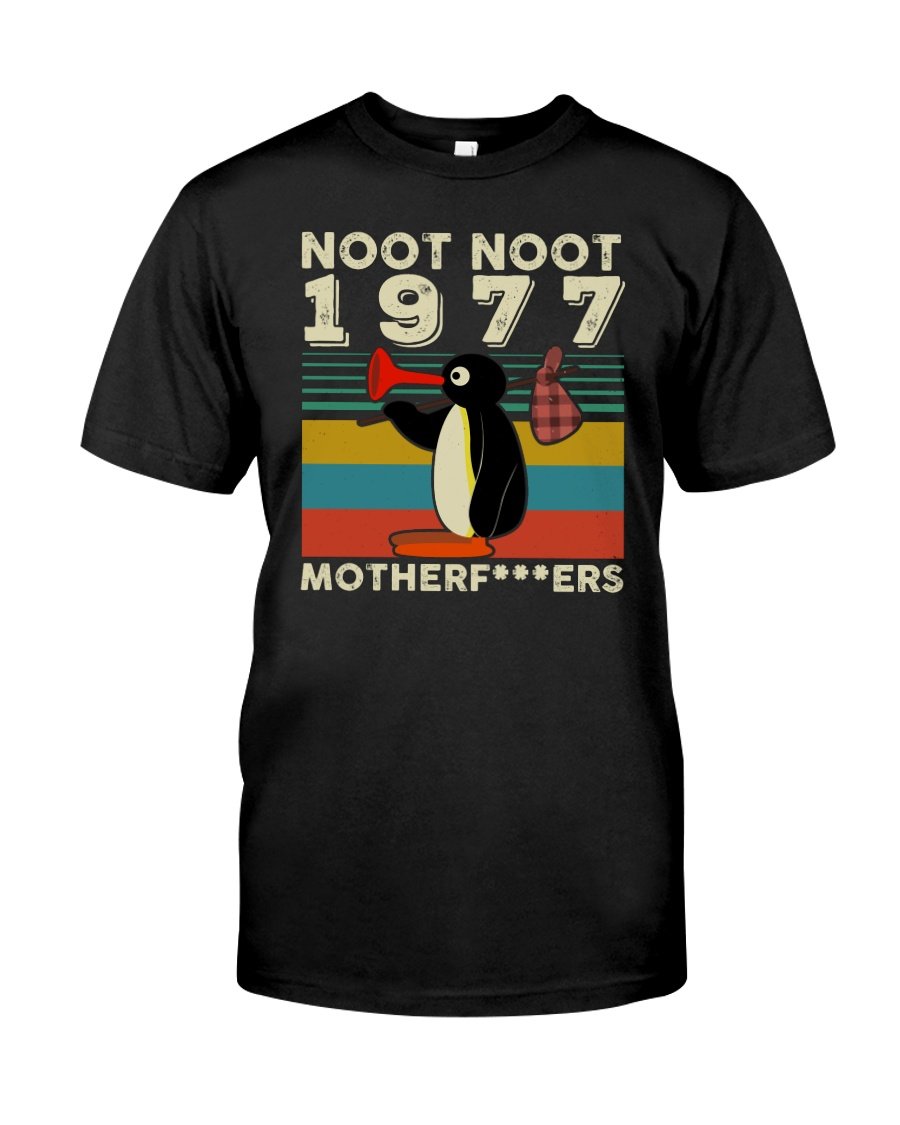 Vintage 1977 Shirt, 1977 Birthday Shirt, Noot Noot 1977 Unisex T-Shirt KM0405