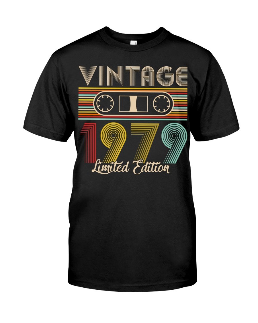 Vintage 1979 Limited Edition V3, Birthday Gifts Idea, Gift For Her For Him Unisex T-Shirt KM0704 Vintage 1979 Limited Edition V3, Birthday Gifts Idea, Gift For Her For Him Unisex T-Shirt KM0704