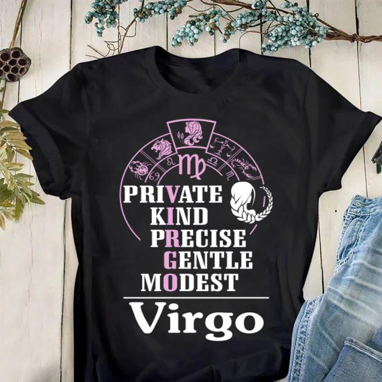 Virgo Private Kind Precise Gentle Modest Virgo, Birthday Gift For Her Unisex T-Shirt