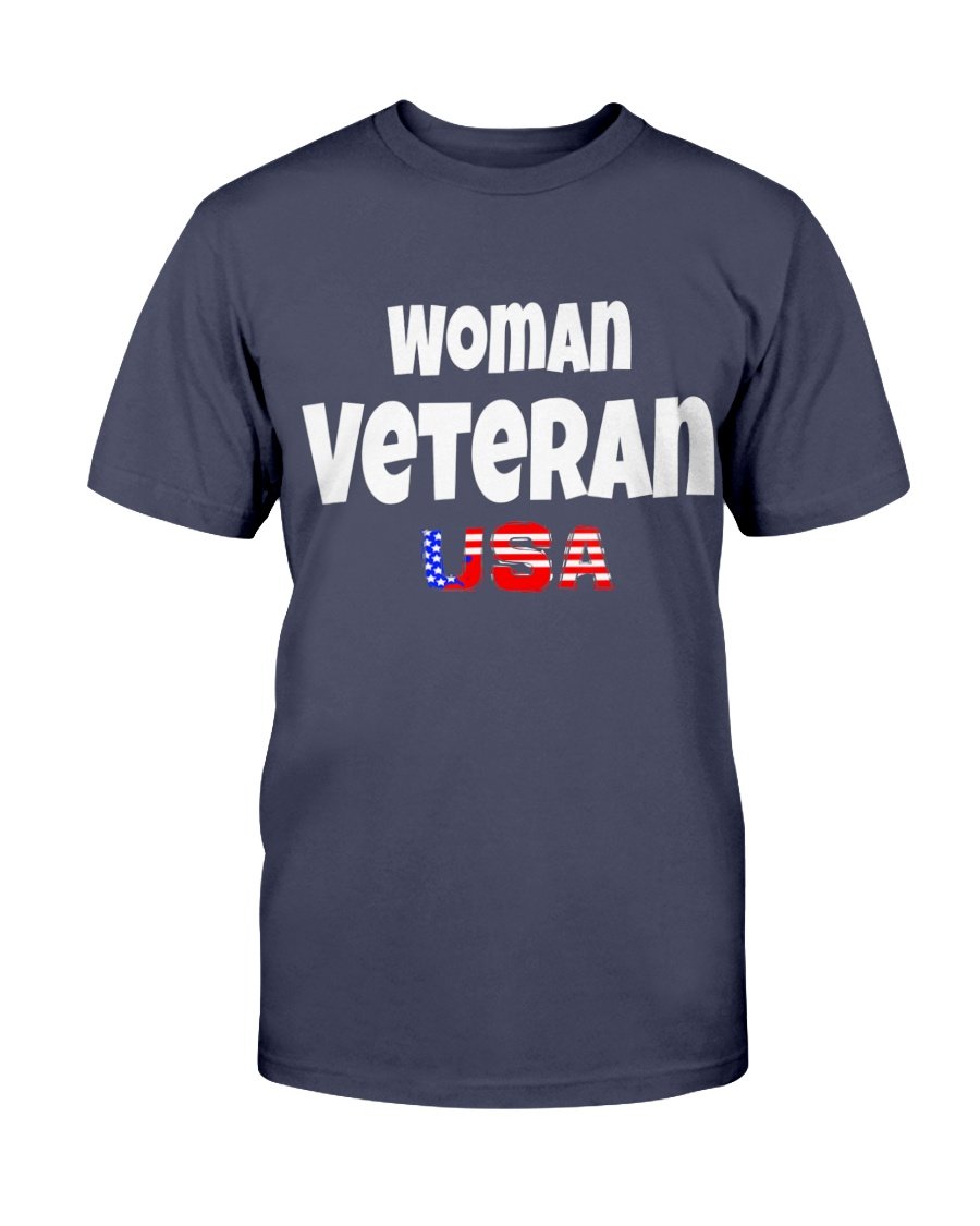 Woman Veteran USA, Gift For Female Veteran T-Shirt 1&nbsp;