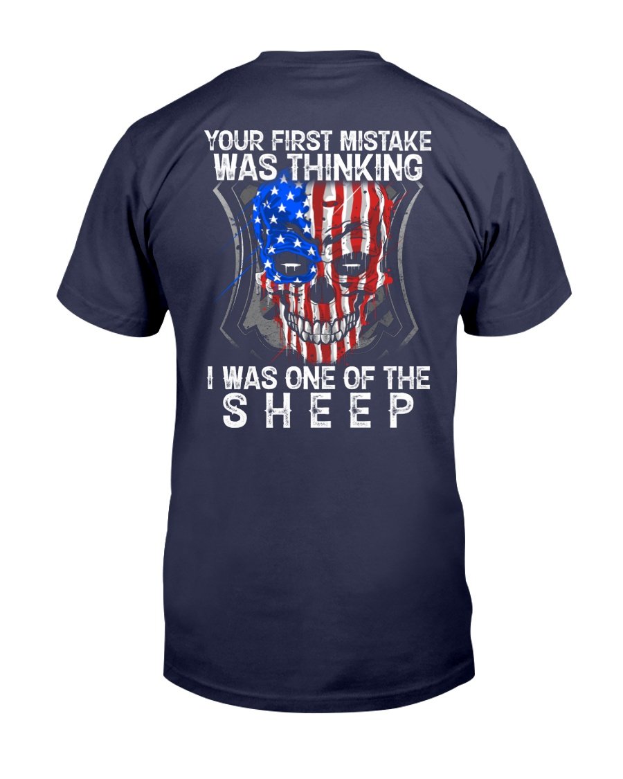 Your First Mistake Was Thinking I Was One Of The Sheep T-Shirt 2 » Cool Gifts for You - Mfamilygift Your First Mistake Was Thinking I Was One Of The Sheep T-Shirt 2