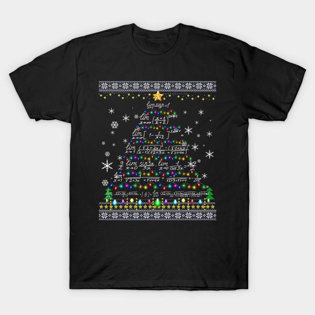 Gifts for teachers ? Math teacher christmas tree ugly t-shirt ? GST