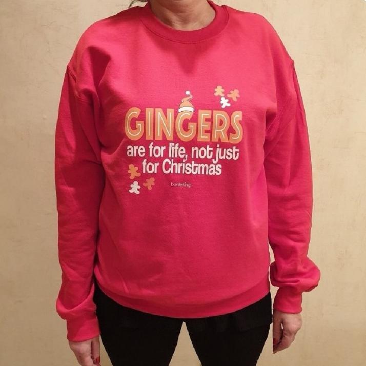 Ginger for life cute christmas ugly sweater,Gingers Are For Life, Not Just For Christmas Gift For Mom, Gift For Wife, Christmas Gift For Girlfriend