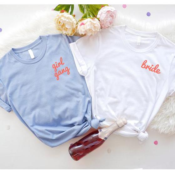 Girl gang bride bachelorette party shirt ? GST
