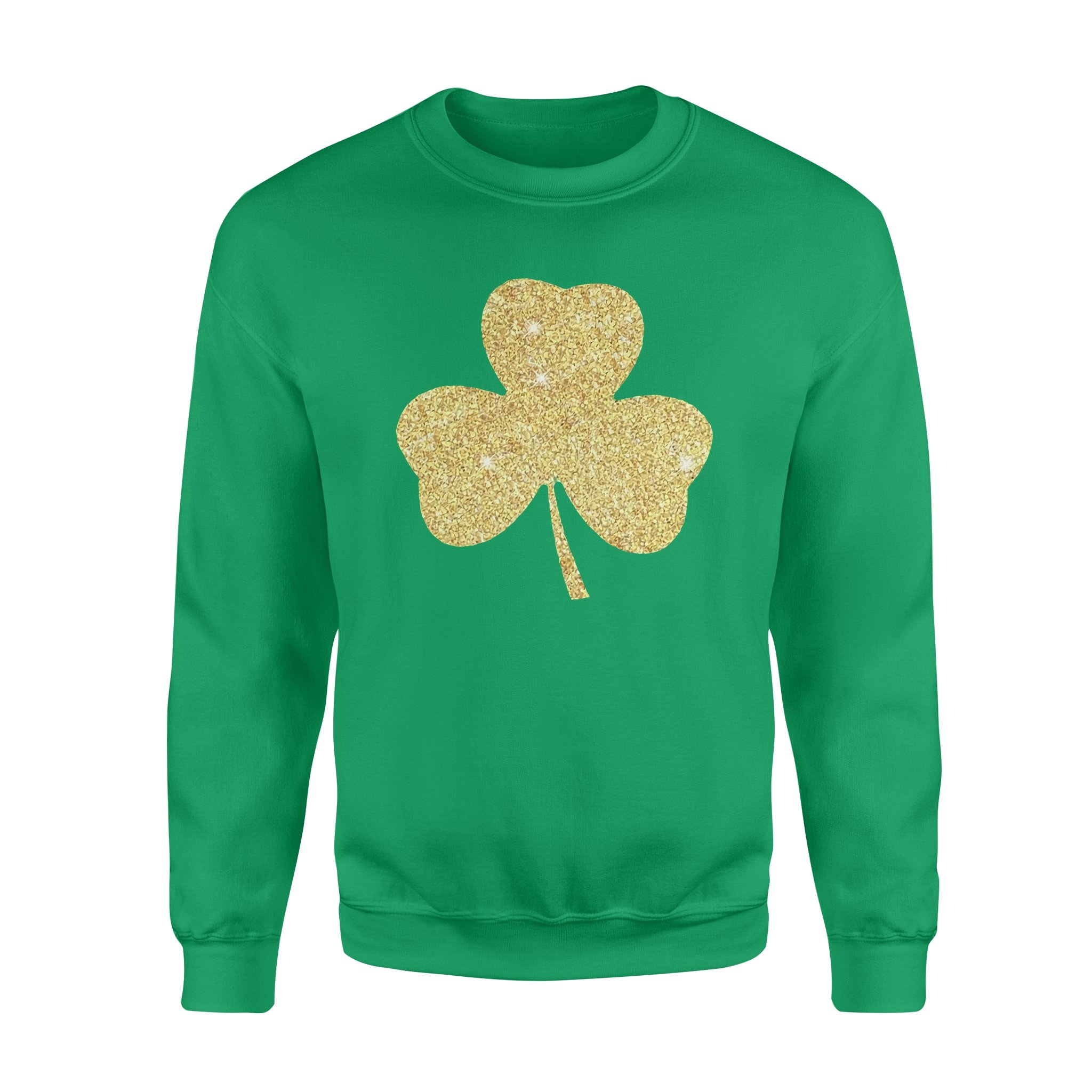 Glitter clover st patricks day shirt DS ? GST