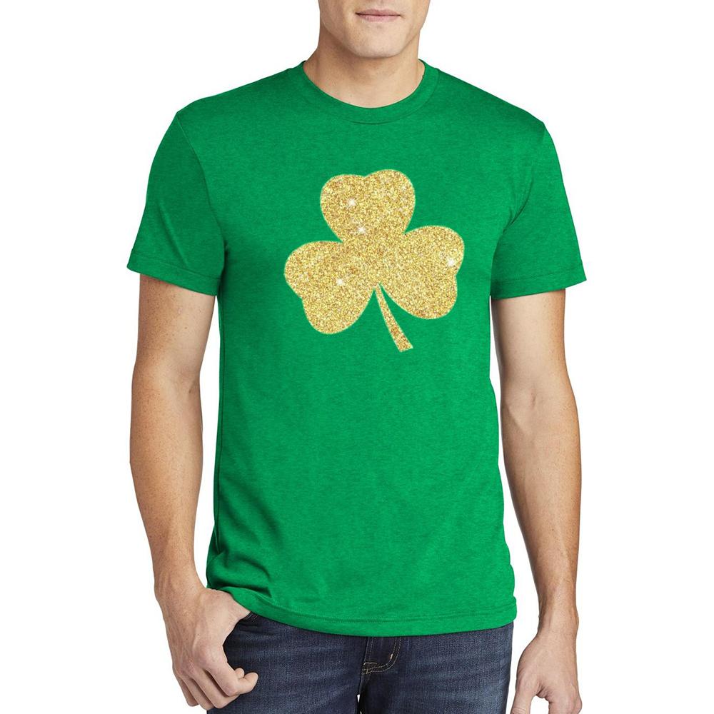 Glitter shamrock st patricks day t-shirt sweatshirt ? GST