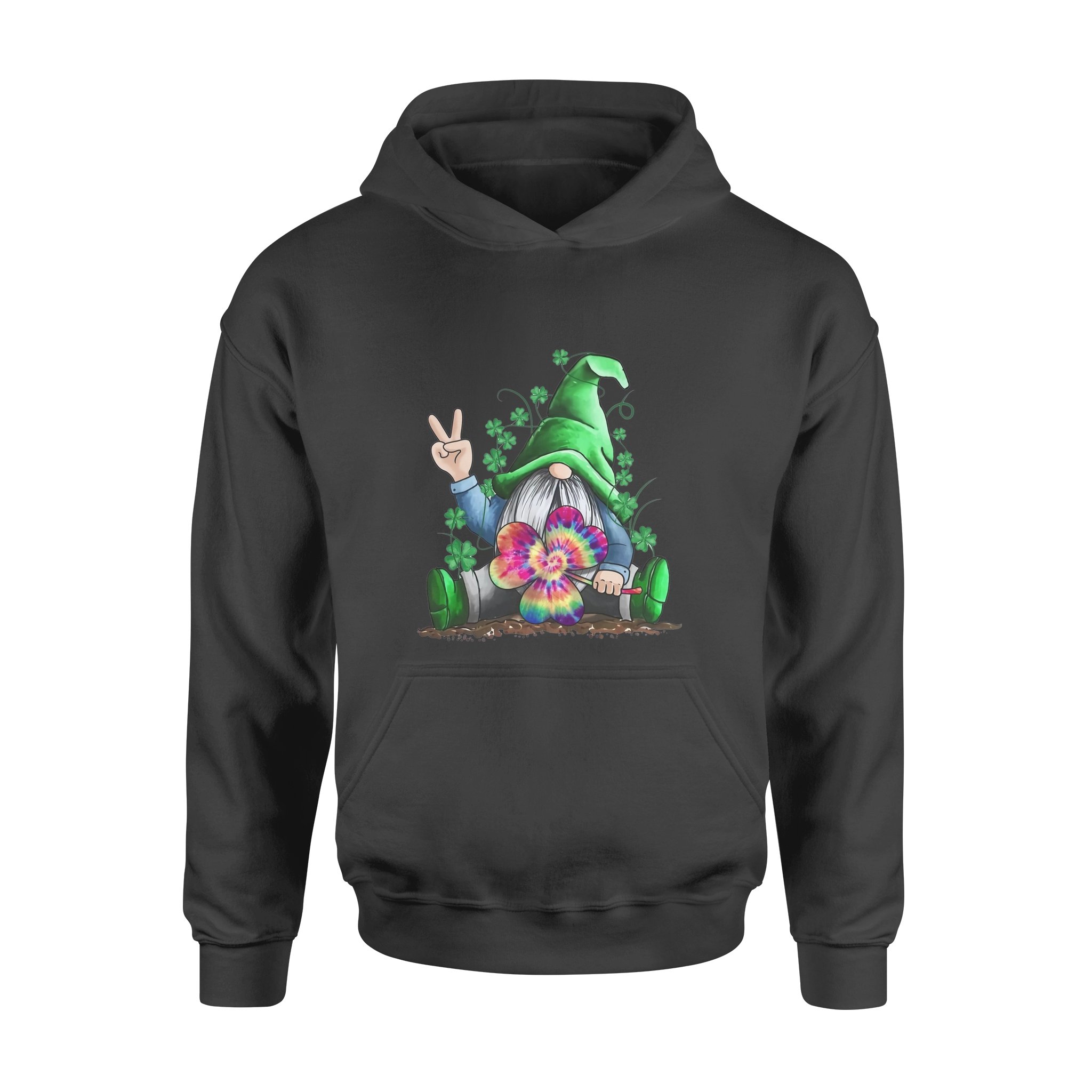 Gnome shamrock colorful lucky clover shirt DS ? GST
