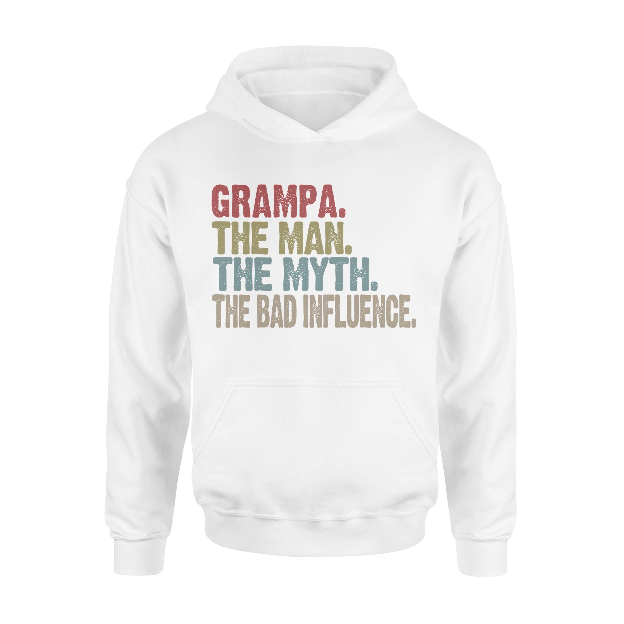 GRAMPA. THE MAN. THE MYTH. THE BAD INFLUENCE, GIFTS FOR GRANDPA,GRANDPA SHIRT,GRANDPA GIFTS,FATHER?S DAY GIFT,PLUS SIZE SHIRT