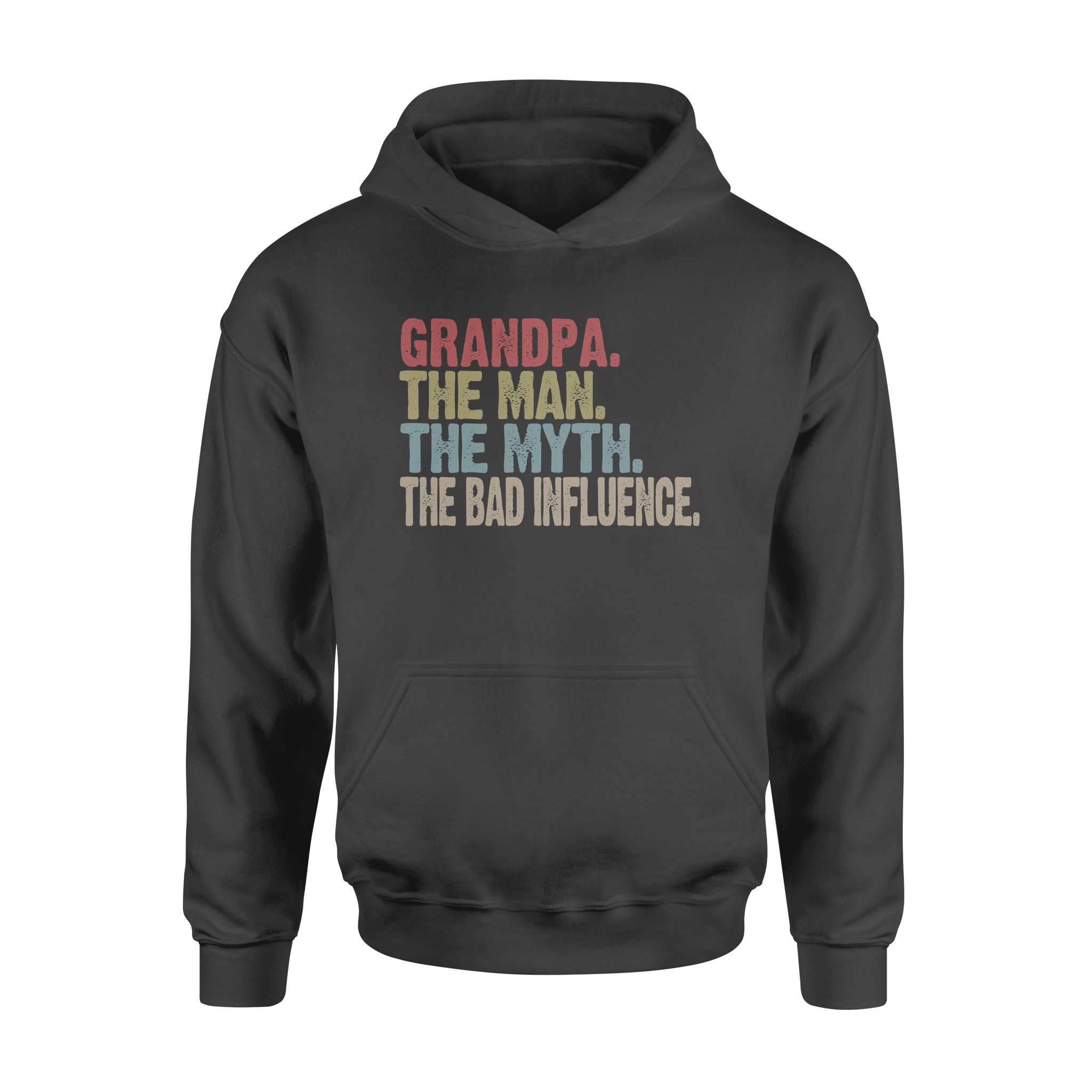 GRANDPA. THE MAN. THE MYTH. THE BAD INFLUENCE,GIFTS FOR GRANDPA,GRANDPA SHIRT,GRANDPA GIFTS,FATHER?S DAY GIFT,PLUS SIZE SHIRT