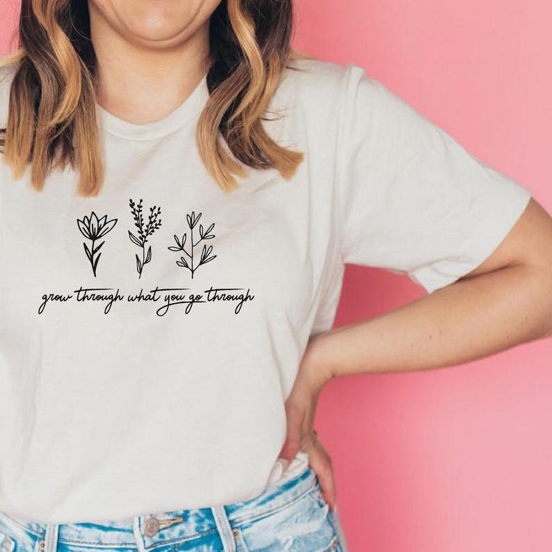 Grow through what you go through ivf iui infertility shirt ? GST