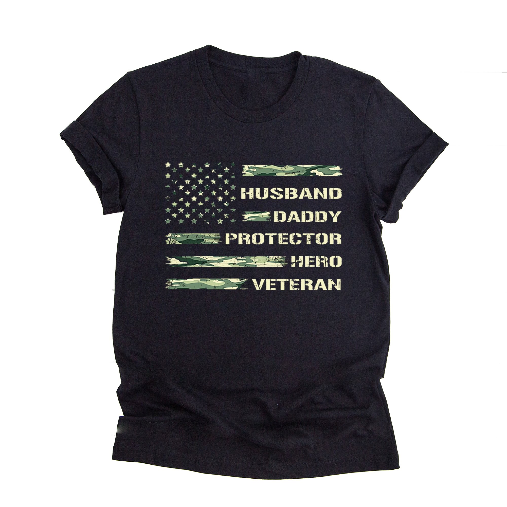 Husband Daddy Protector Hero Veteran Military Flag Shirt ? Gift For Dad Gsge Husband Daddy Protector Hero Veteran Military Flag Shirt ? Gift For Dad Gsge