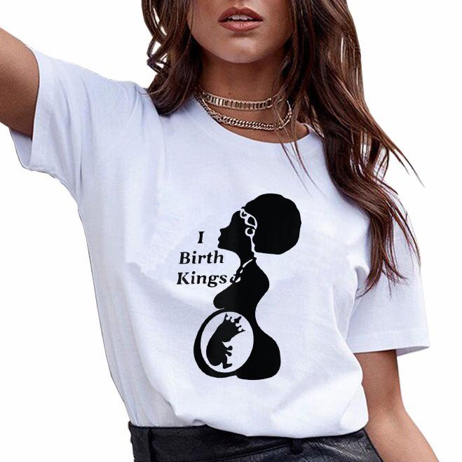 I birth kings black woman pregnancy announcement black history month shirt ? GST I birth kings black woman pregnancy announcement black history month shirt ? GST