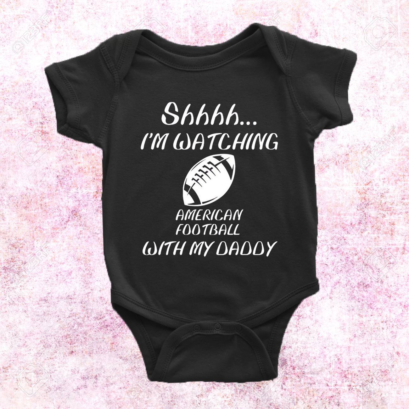 I?m Watching American Football With My Daddy American Football Onesie ? Cute Onesies Gsge I?m Watching American Football With My Daddy American Football Onesie ? Cute Onesies Gsge