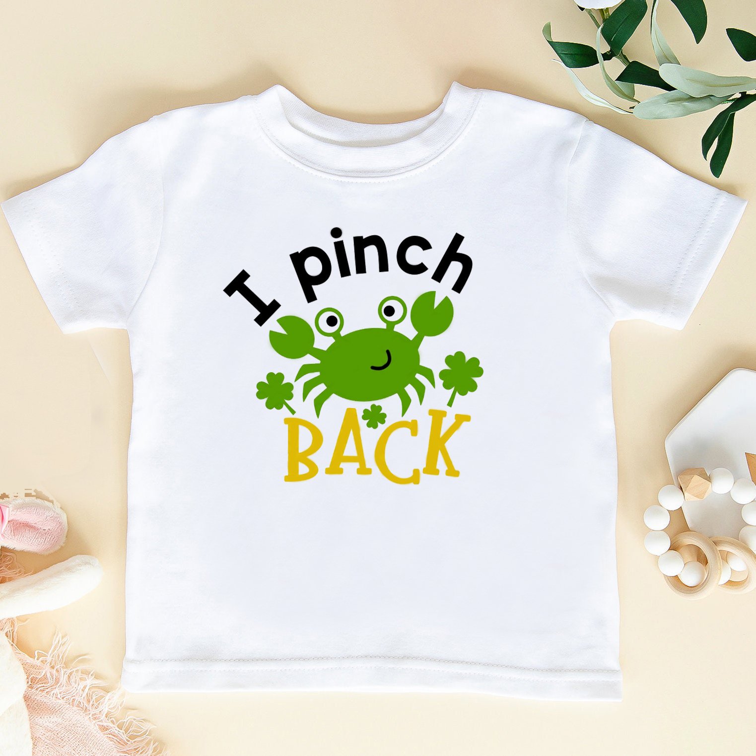 I pinch back st patricks day kids shirt ? GST
