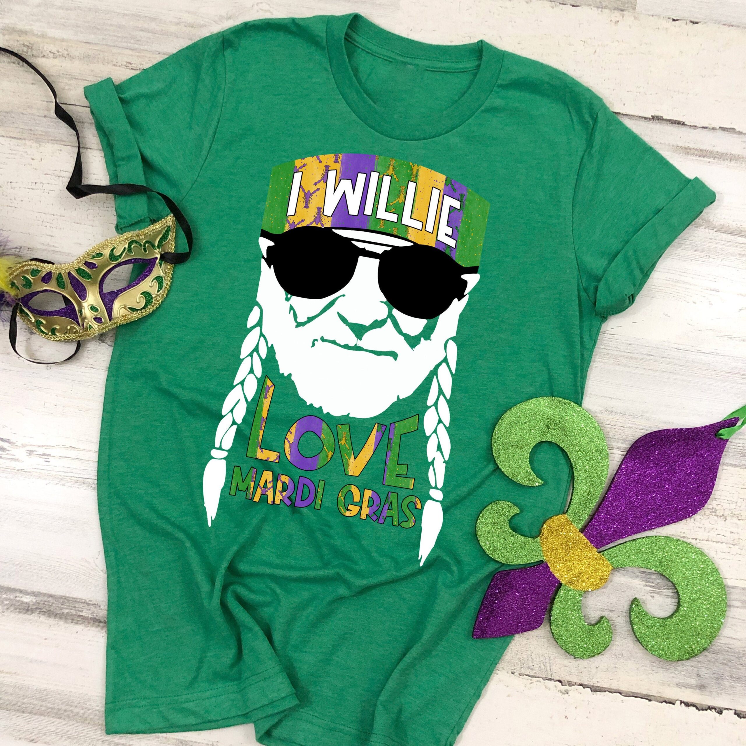 I willie love mardi gras nola shirt ? GST I willie love mardi gras nola shirt ? GST