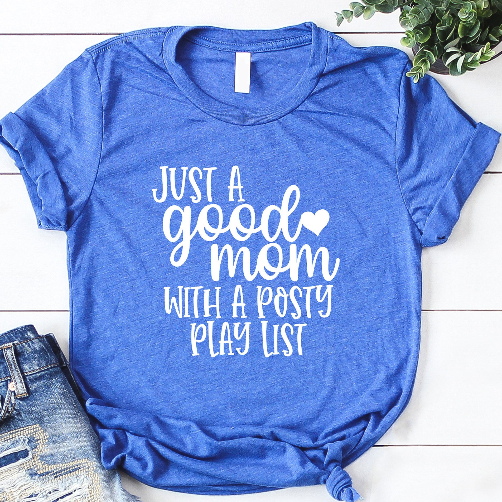 It?s just a good mom with a posty posty list shirt ? GST