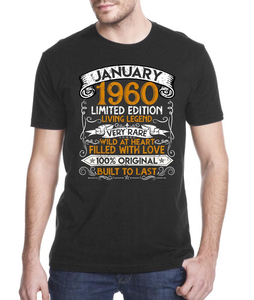 January 1960 shirt 60 years old 60th birthday gifts t-shirt,gifts for mom for dad for grandpa for grandma ? GST January 1960 shirt 60 years old 60th birthday gifts t-shirt,gifts for mom for dad for grandpa for grandma ? GST