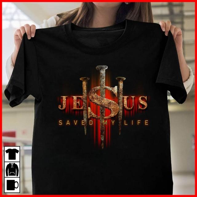 Jesus saved my life shirt for christian ? GST