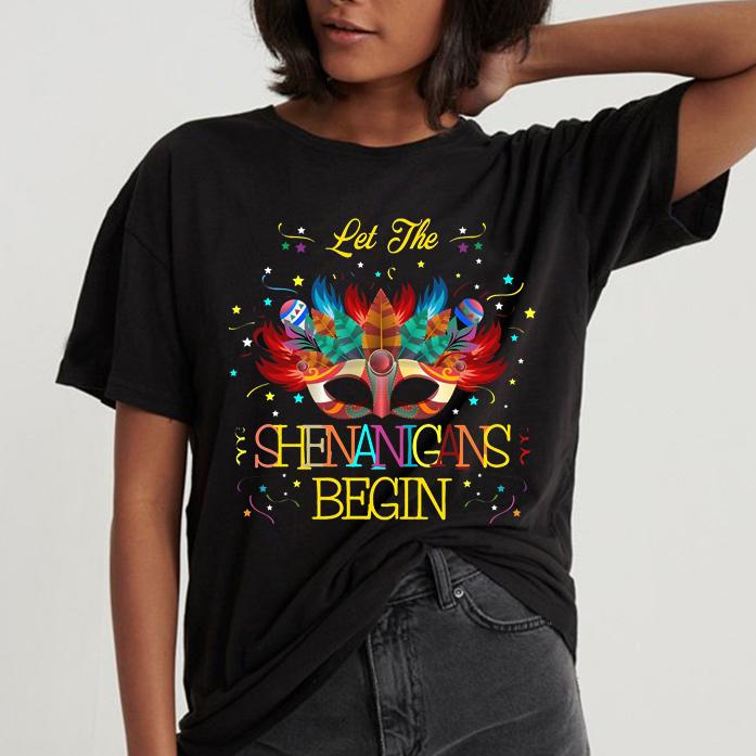 Let the shenanigans begin mardi gras t-shirt ? GST