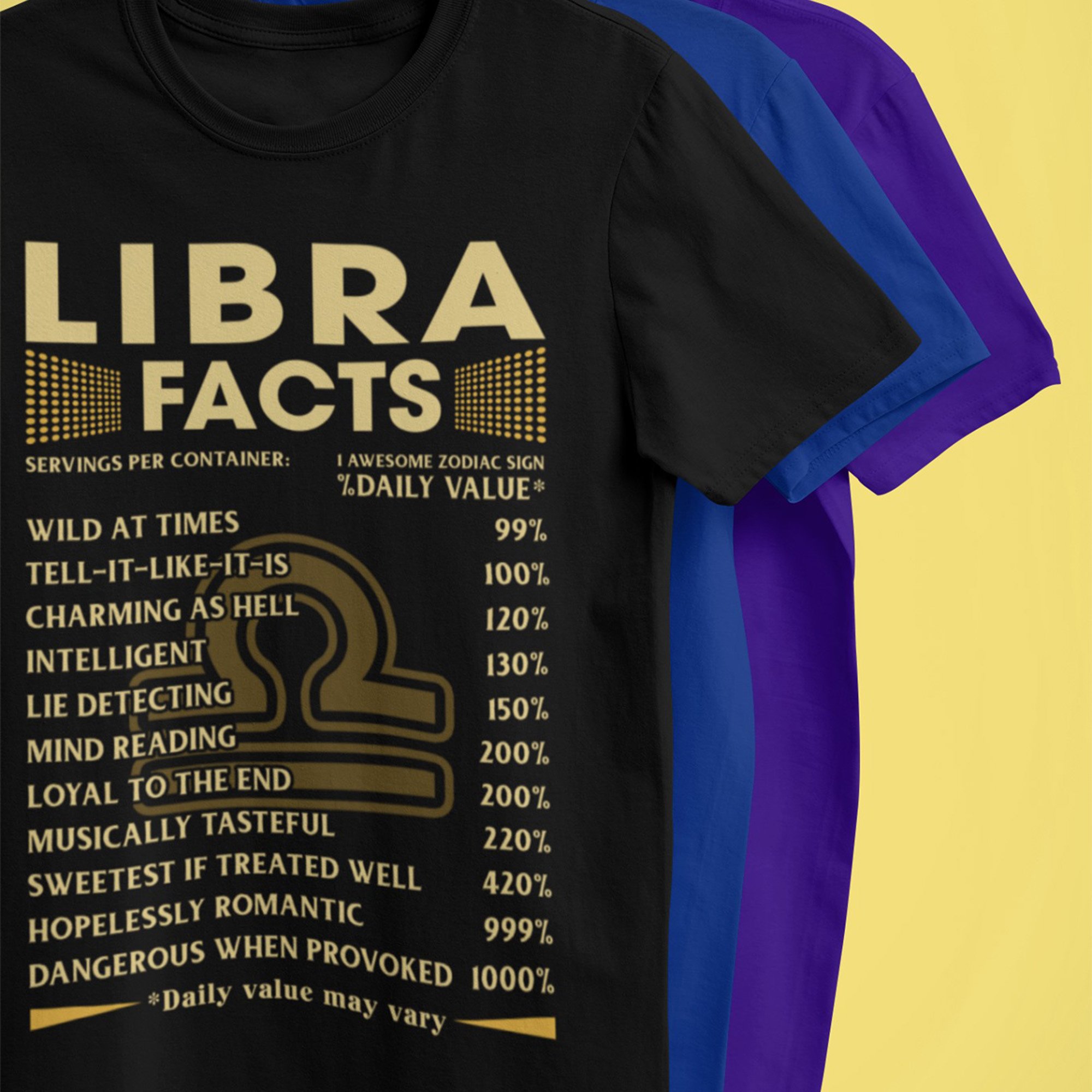 Libra Fact Zodiac T Shirt