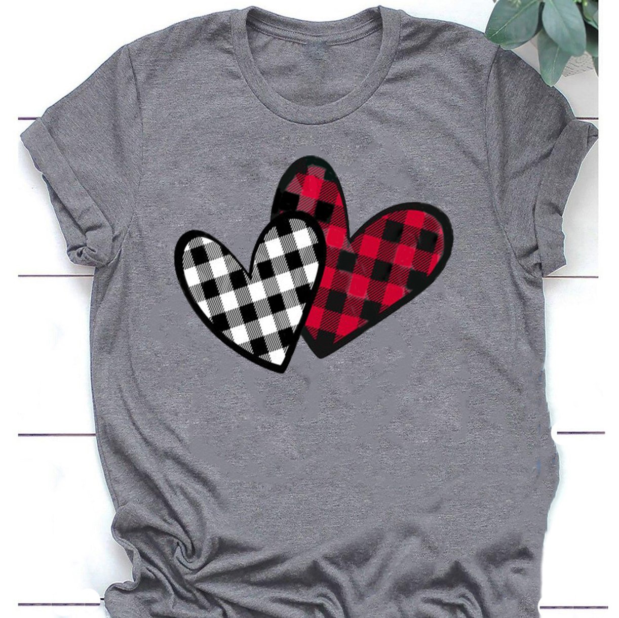 Love buffalo plaid heart shirt ? GST Love buffalo plaid heart shirt ? GST