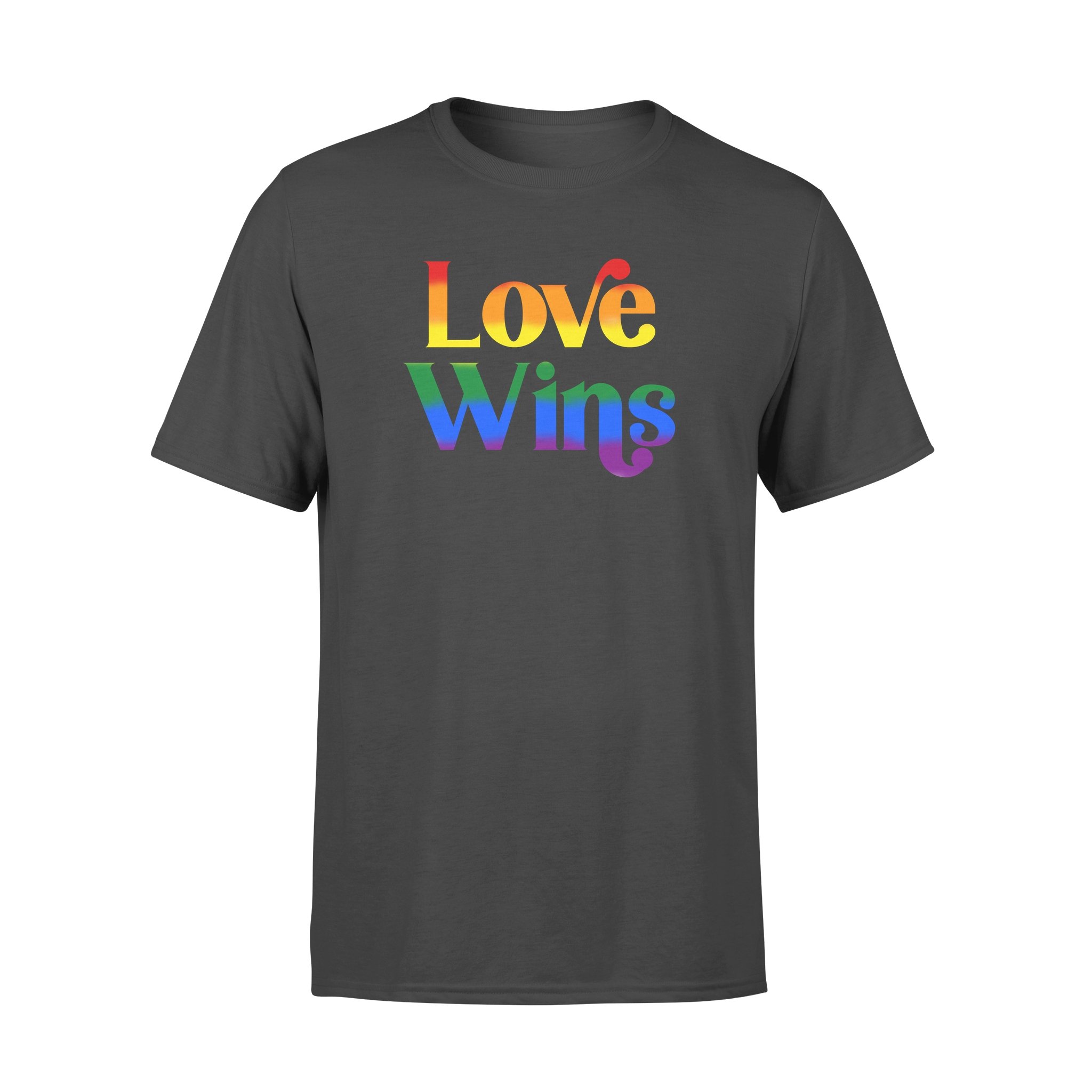 Love wins Lgbt pride month couple shirt for lgbt Gsge ? Standard T-shirt