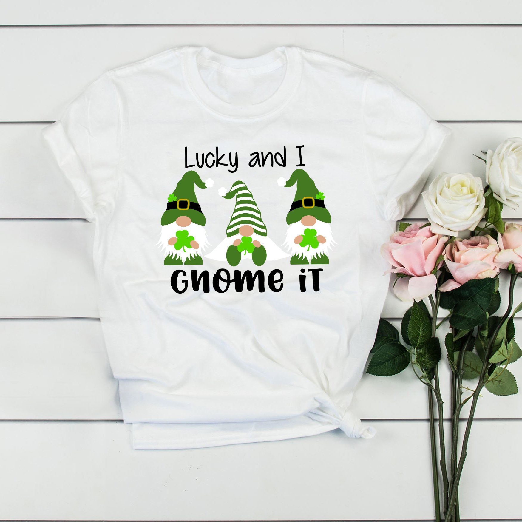 Lucky and i gnome it st patricks day shirt for kids for adult ? GST
