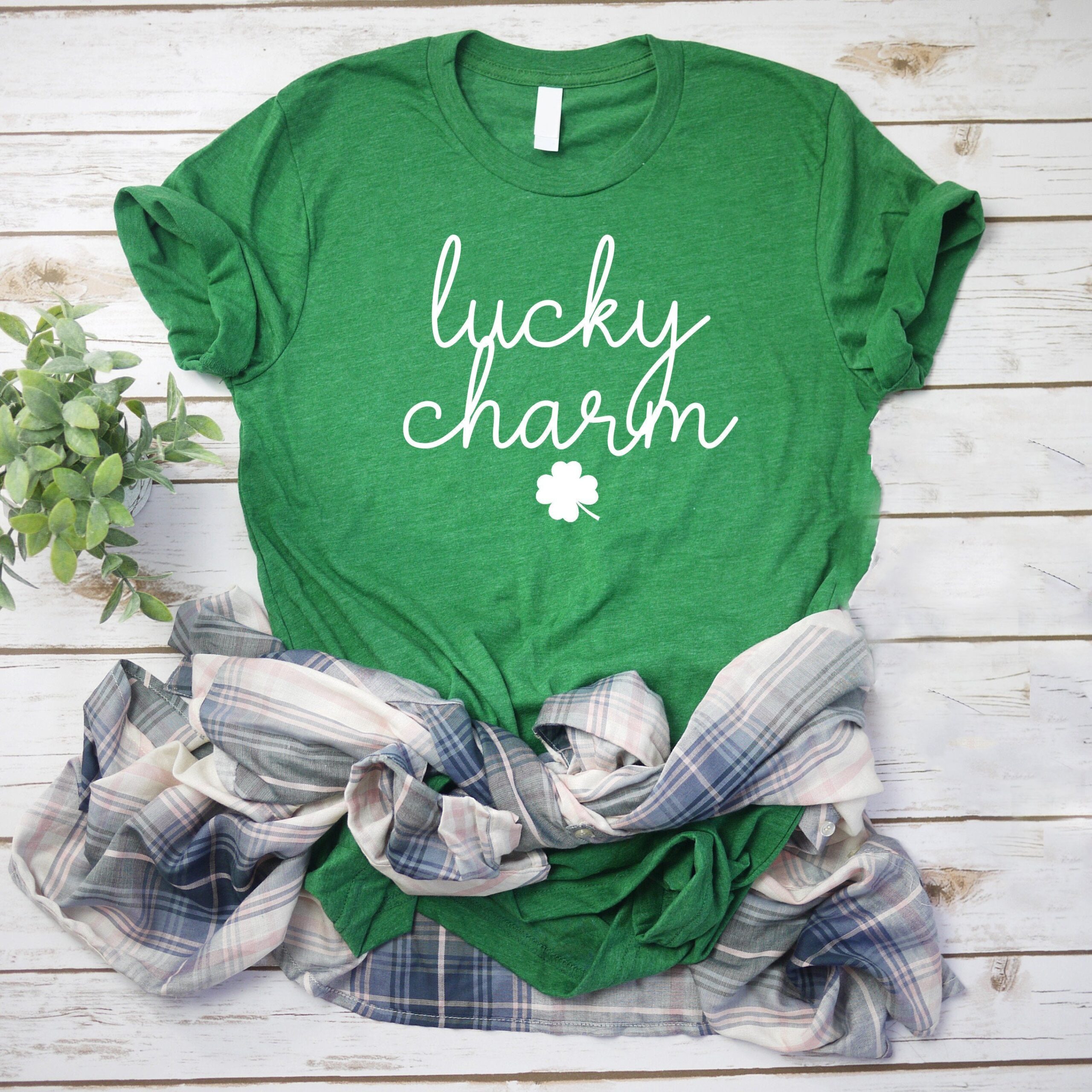 Lucky charm irish shamrock st patricks day shirt ? GST