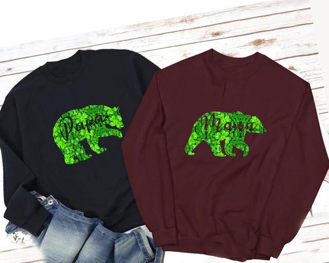 Mama bear papa bear st patricks day matching shirts ? GST Mama bear papa bear st patricks day matching shirts ? GST