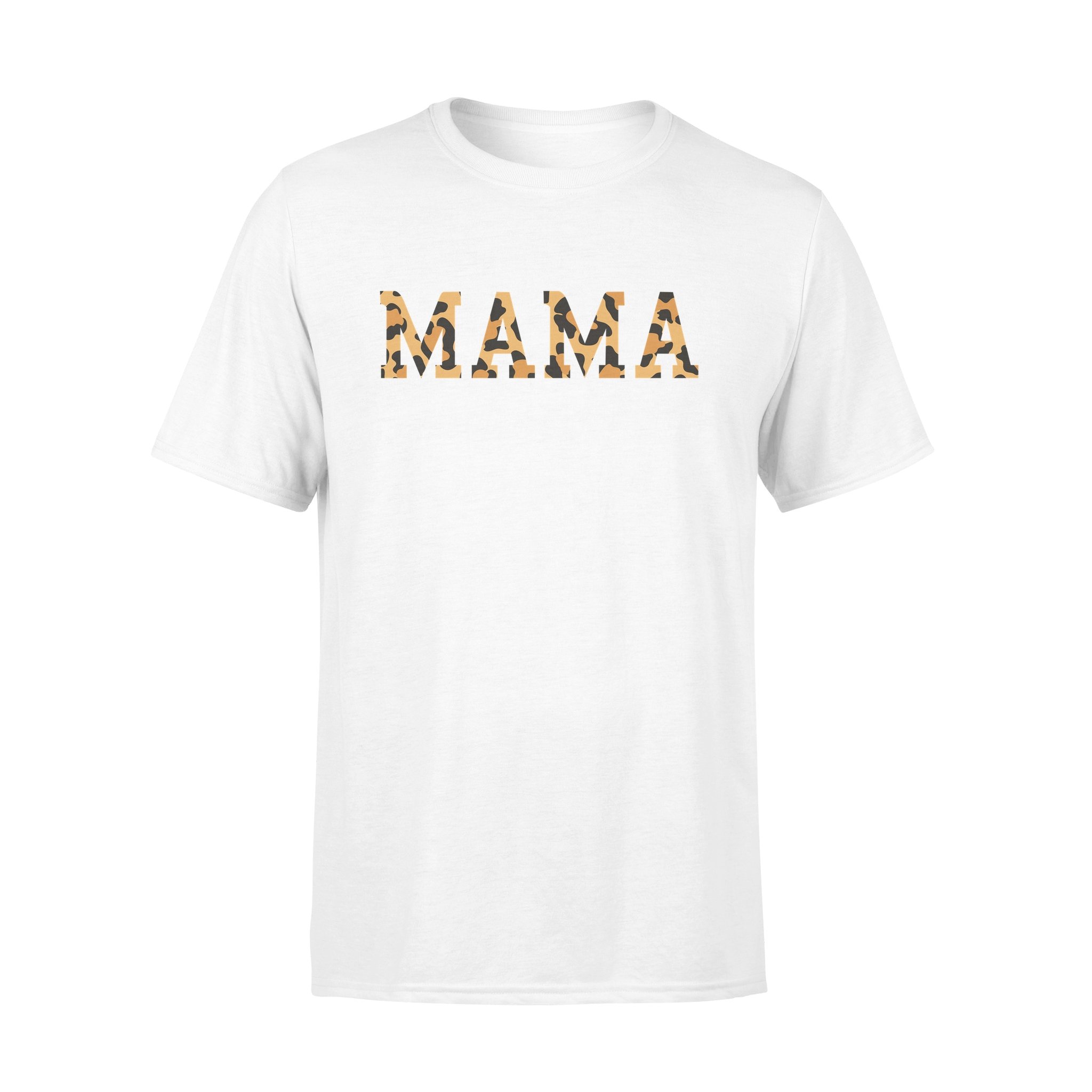 Mama leopard text shirt DS ? GST