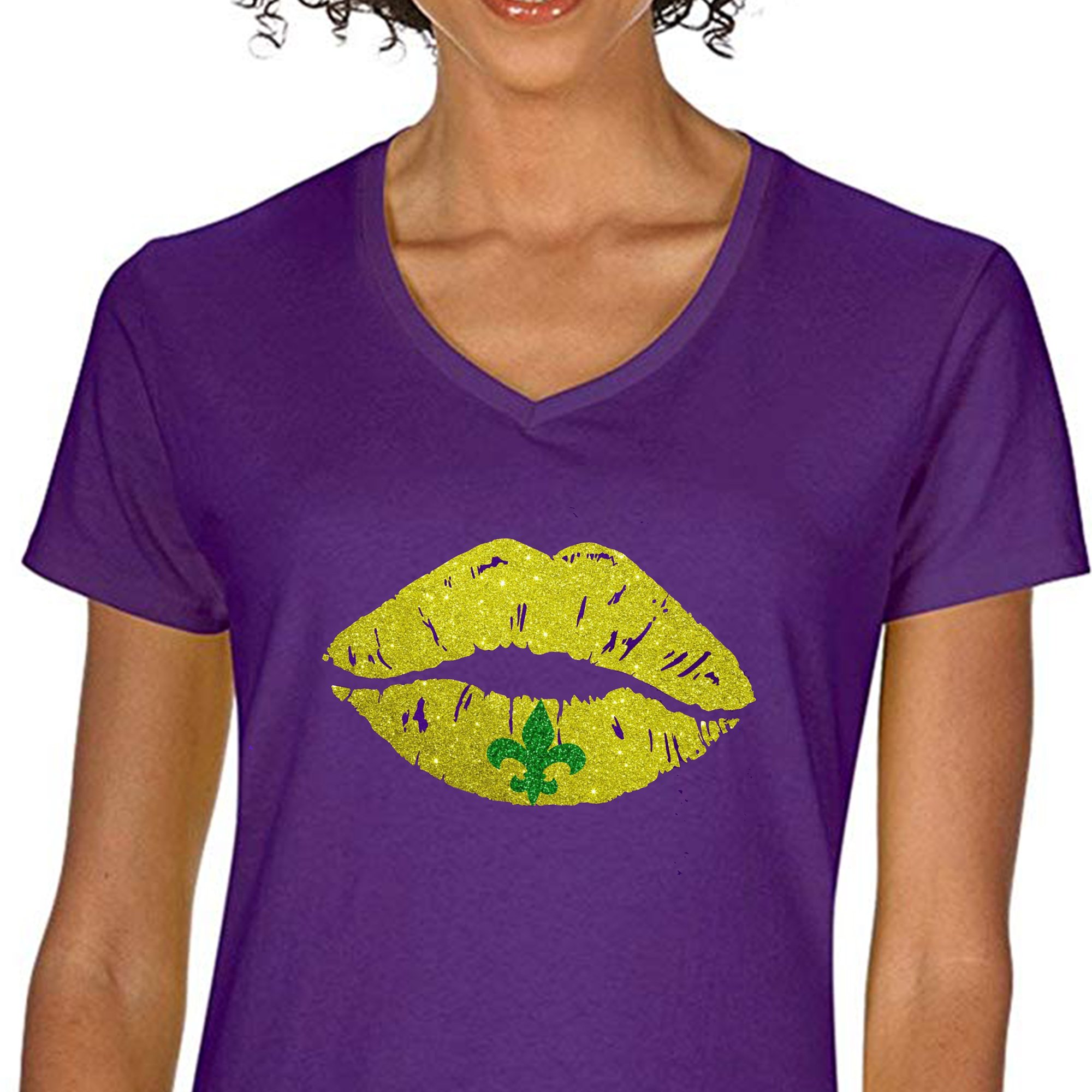 Mardi gras ? G2-Mardi gras lips shirt ? GST