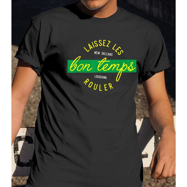 Mardi gras ? G5-Laissez les bon temps rouler Cajun French phrase shirt for women ? GST