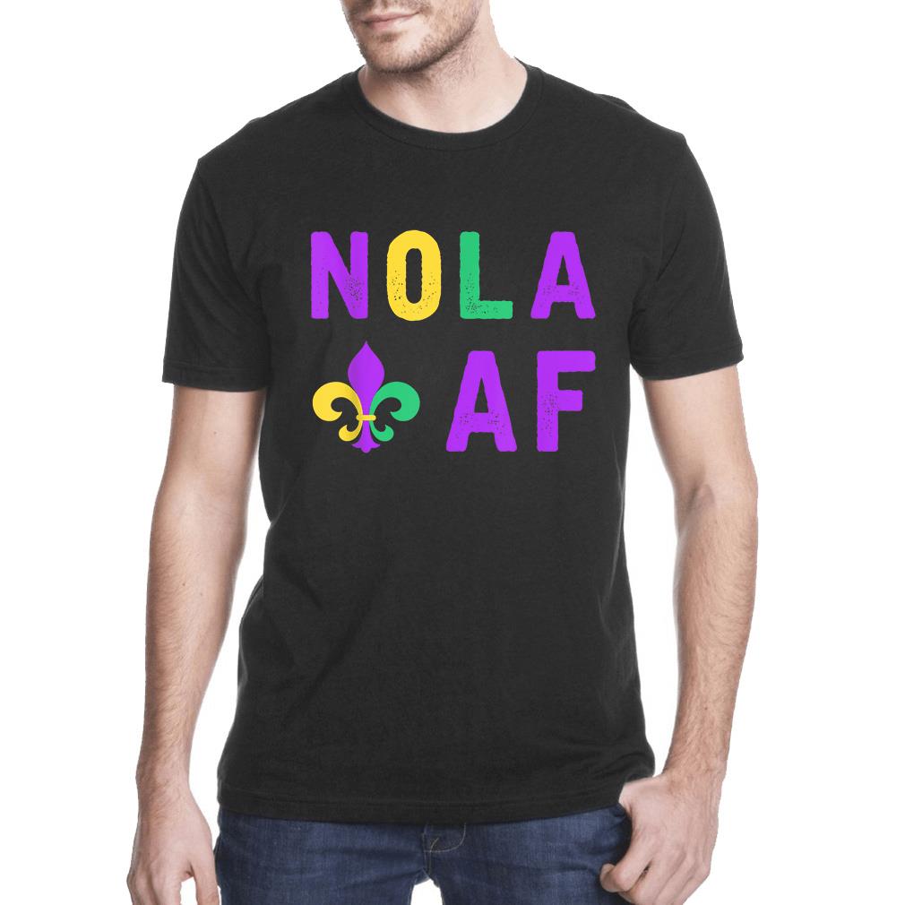 Mardi gras ? Nola af funny mardi gras new orleans t shirt ? GST