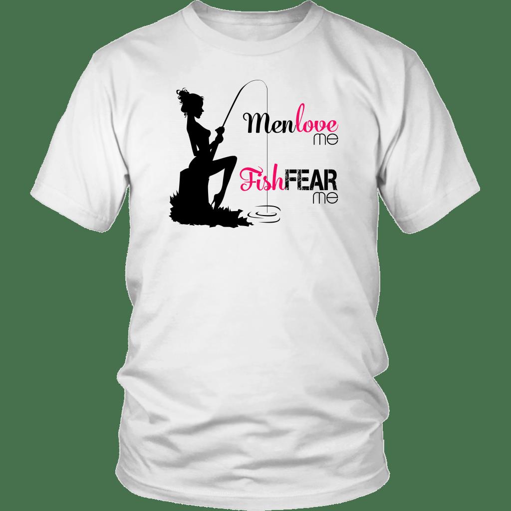 Men Love Me Fish Fear Me Shirt ? Fishing Gift Gsge