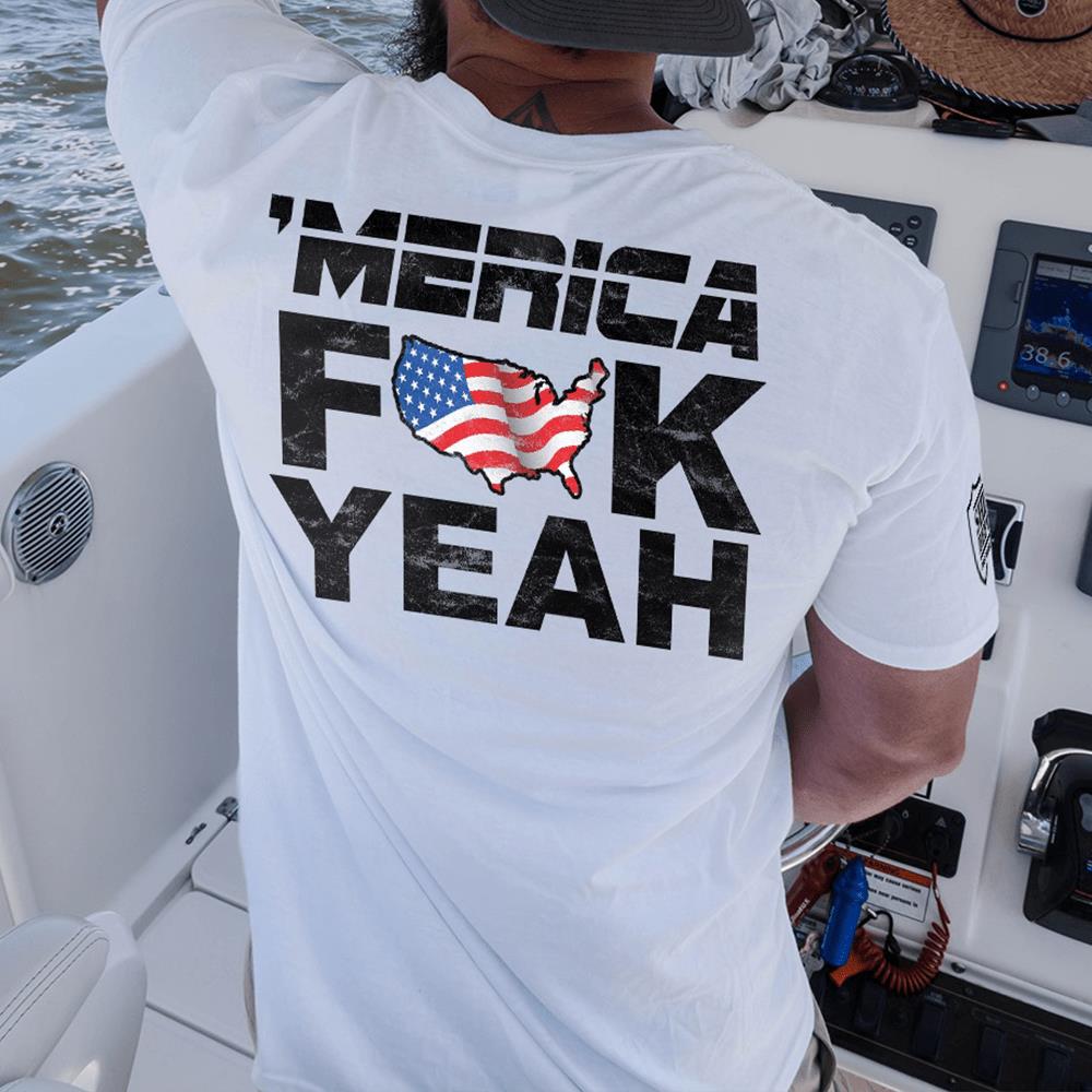 Merica F u c k Yeah Usa Flag Shirt Merica F u c k Yeah Usa Flag Shirt