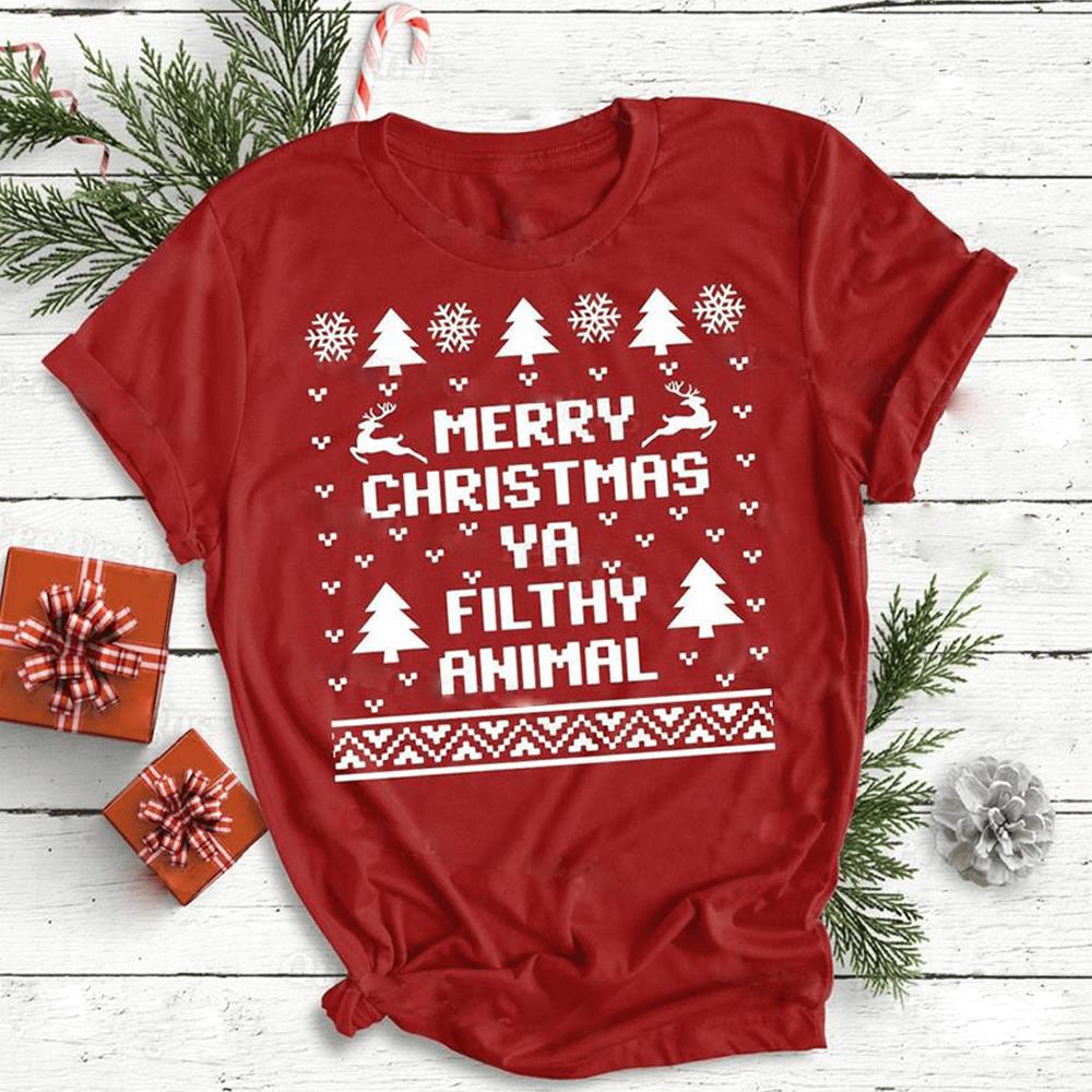 Merry Christmas and Filthy Animal Shirts Merry Christmas and Filthy Animal Shirts