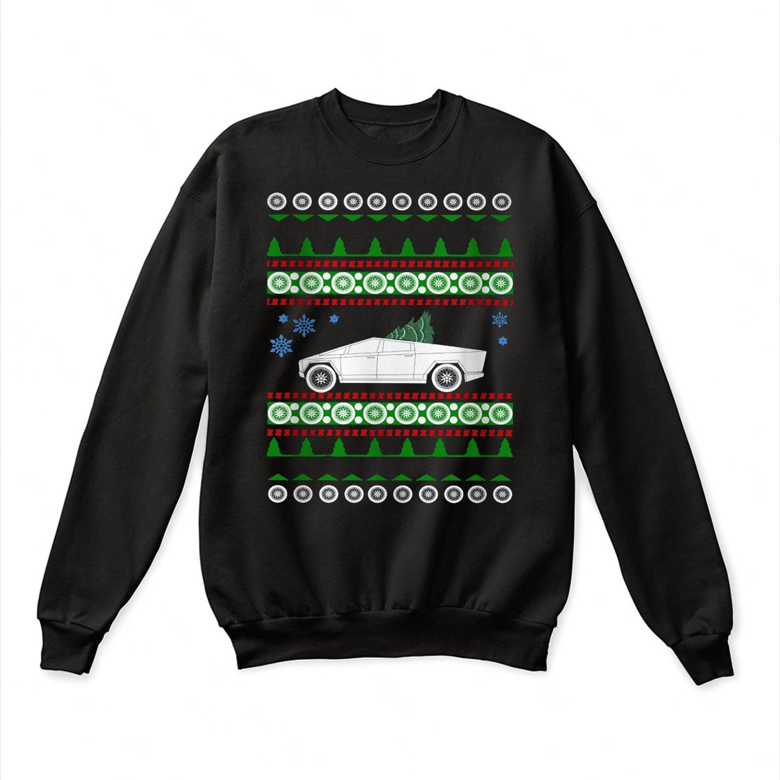 Merry Christmas Cybertruck ugly christmas sweatshirt, gift for dad, funny meme shirt, cybertruck shirt, best friend gift, gift for him, christmas gift for husband, gift for father in law