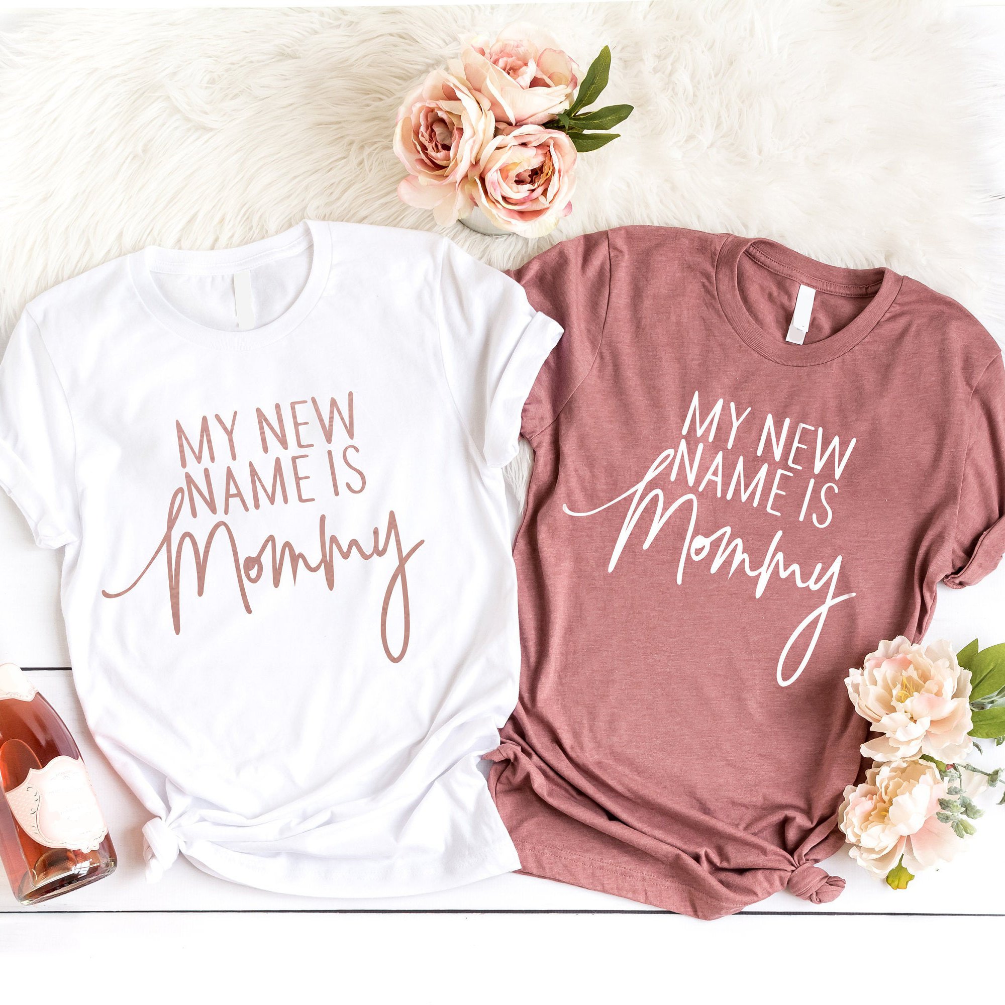 My new name is mommy mom to be shirt ? GST My new name is mommy mom to be shirt ? GST