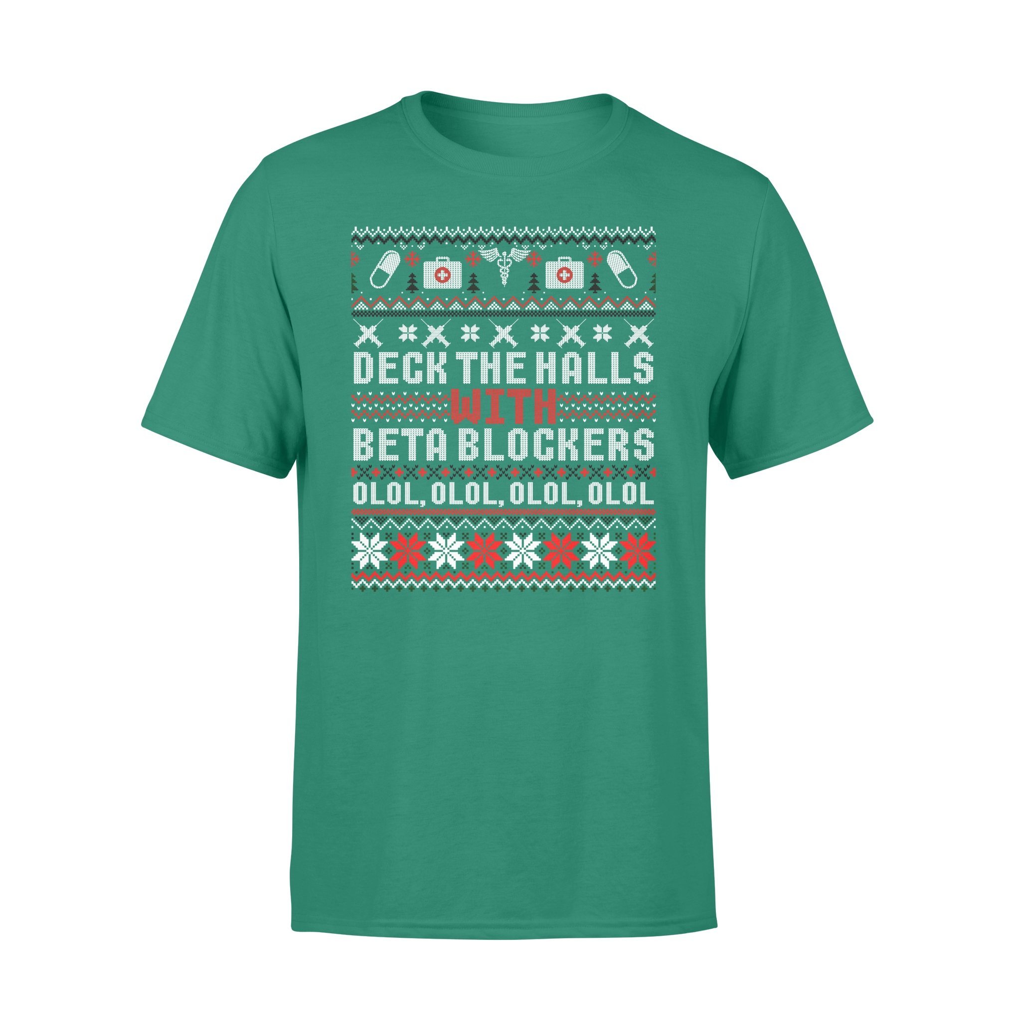 Nurse Christmas gift idea shirt, Deck The Halls Beta Blockers tshirt, plus size christmas shirt, deck the halls shirt, blockers shirt, christmas idea shirt gift for