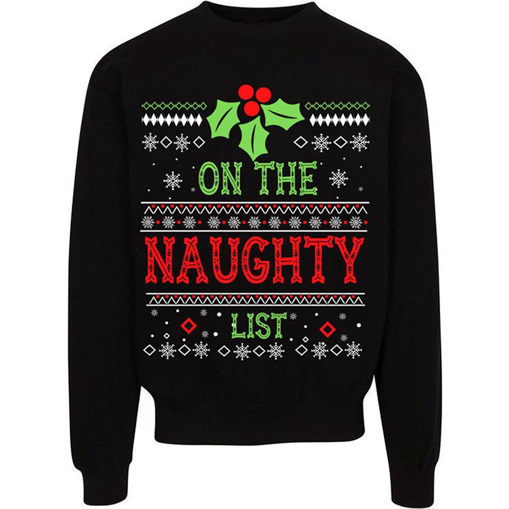On The Naughty List Ugly Christmas Sweater