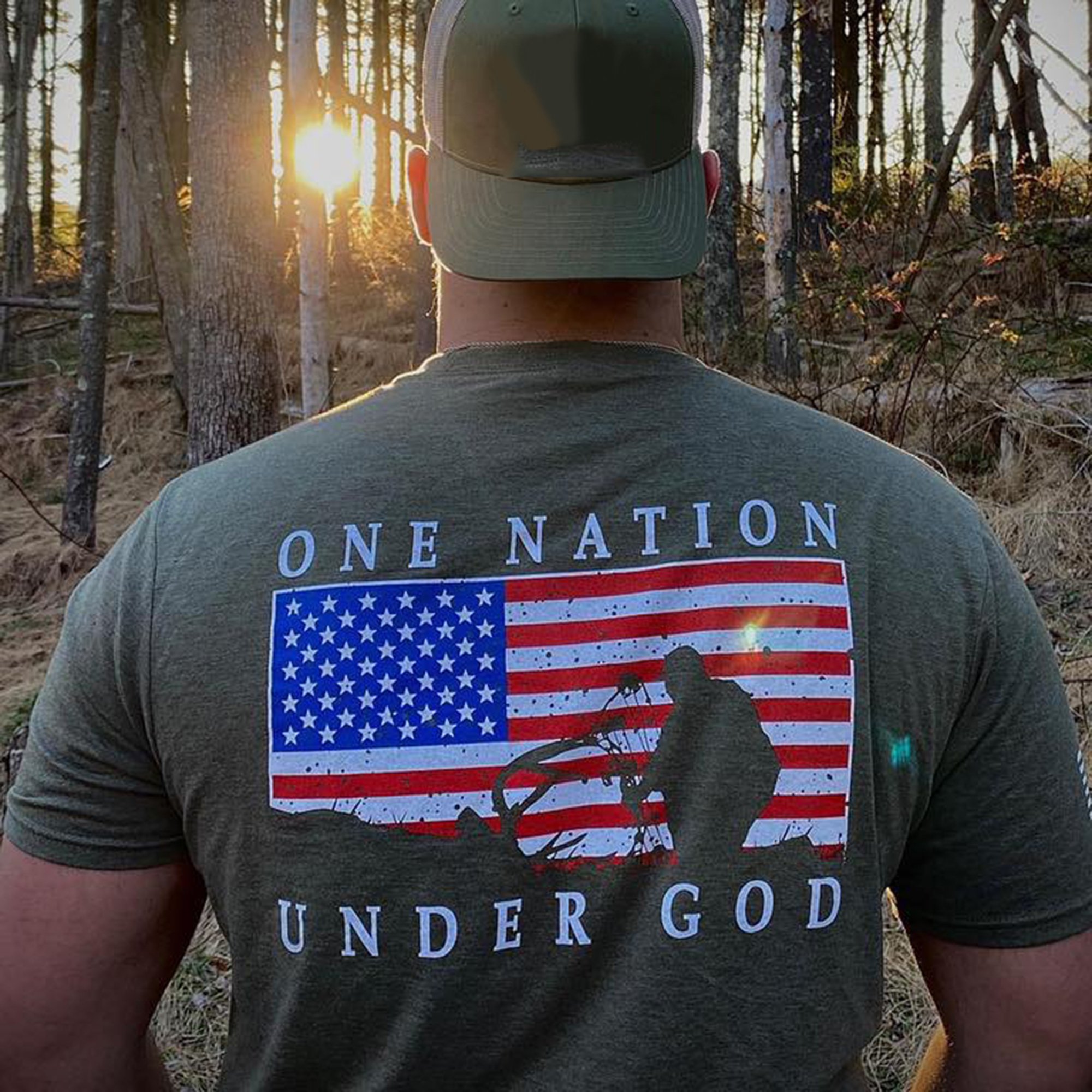 One nation under god shirt GST