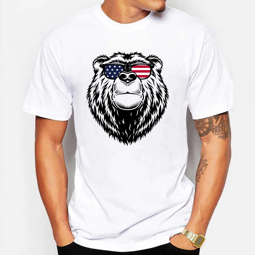 Papa Bear 4Th Of July Shirts Gift For Couple
