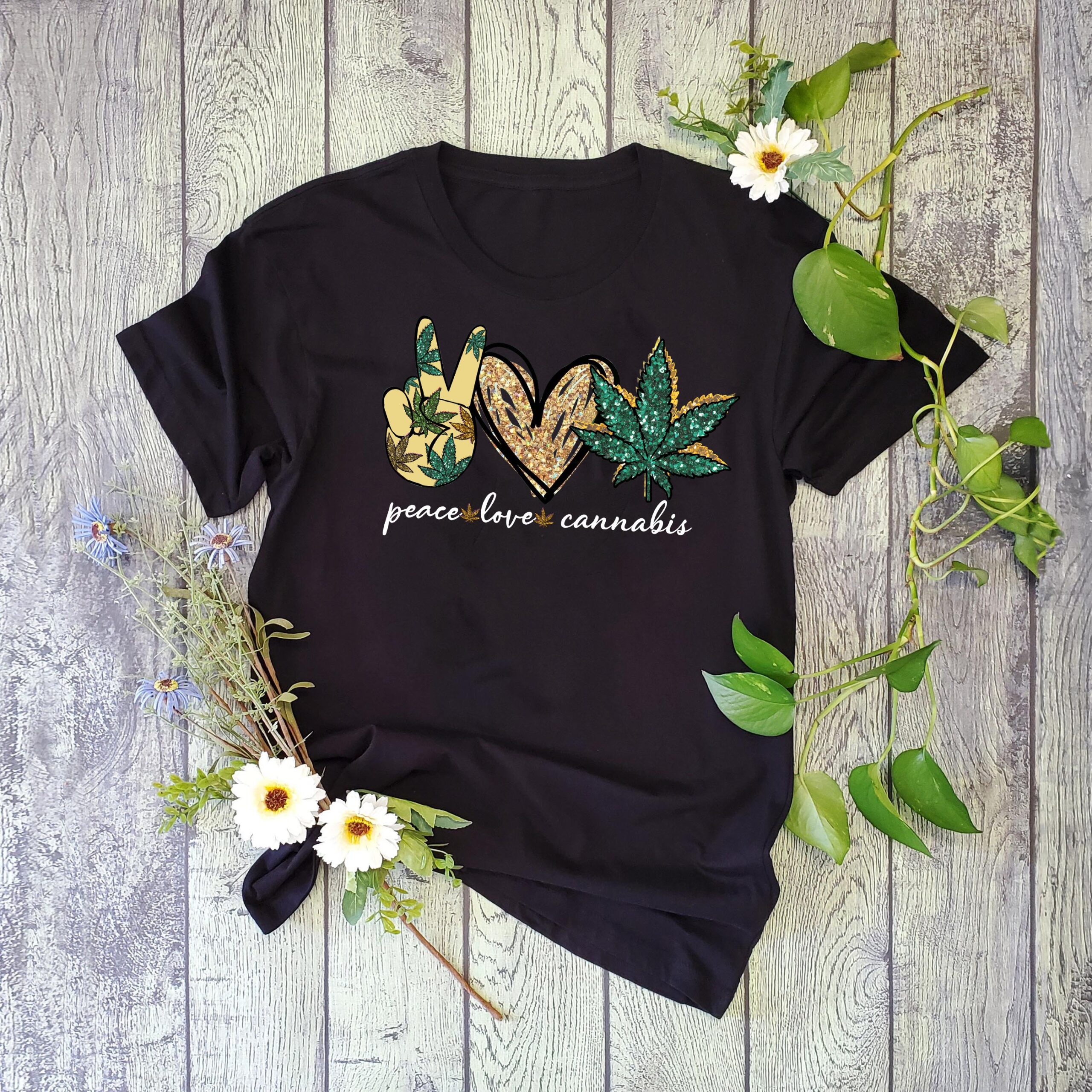 Peace Love Cannabis Weed Mom 420 Shirt Peace Love Cannabis Weed Mom 420 Shirt