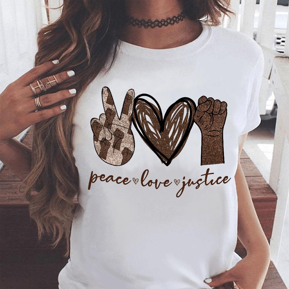 Peace love justice black lives matter  hippie shirt Gsge ? Standard T-shirt