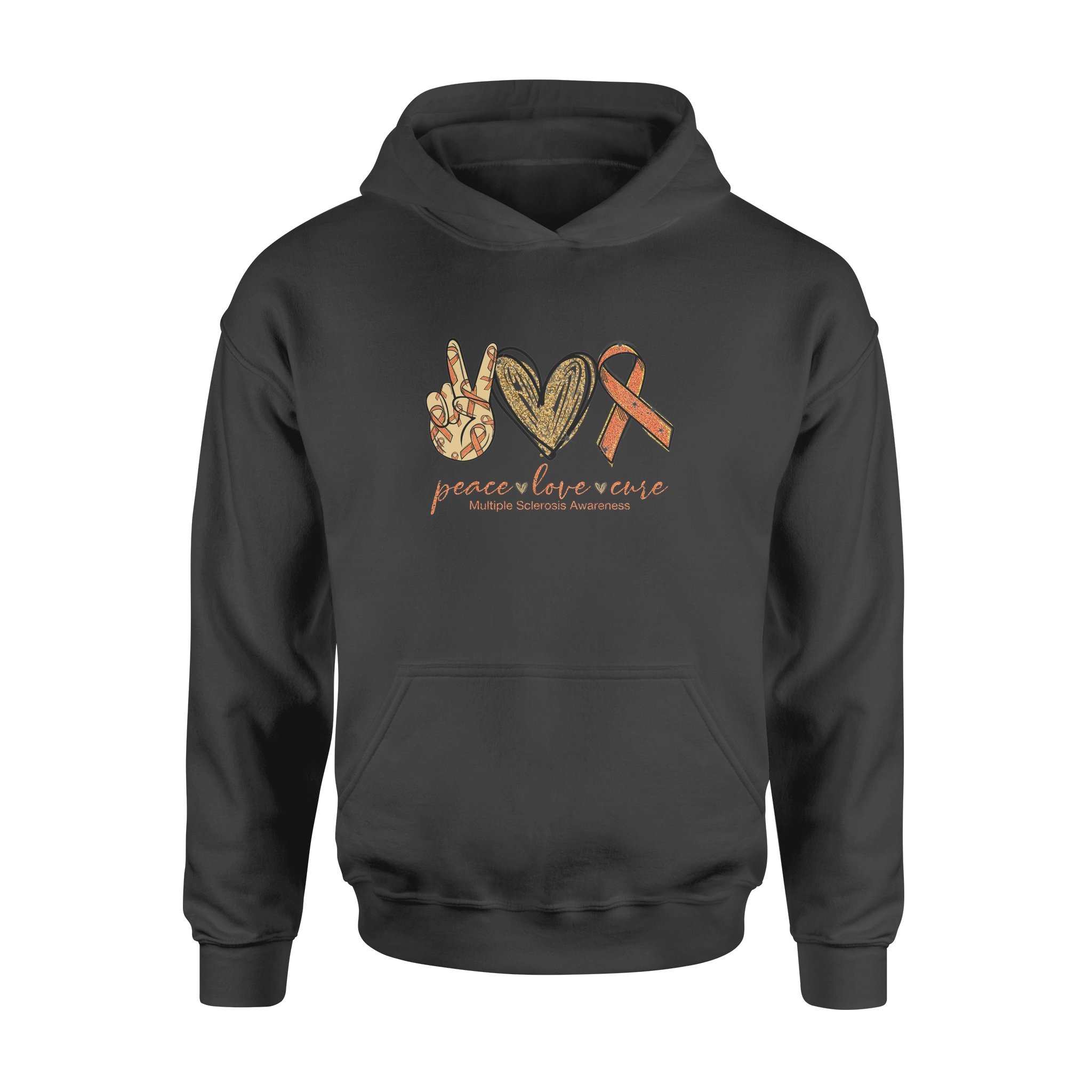 Peace Love Cure multiple Sclerosis Awareness Gift Shirt Peace Love Cure multiple Sclerosis Awareness Gift Shirt