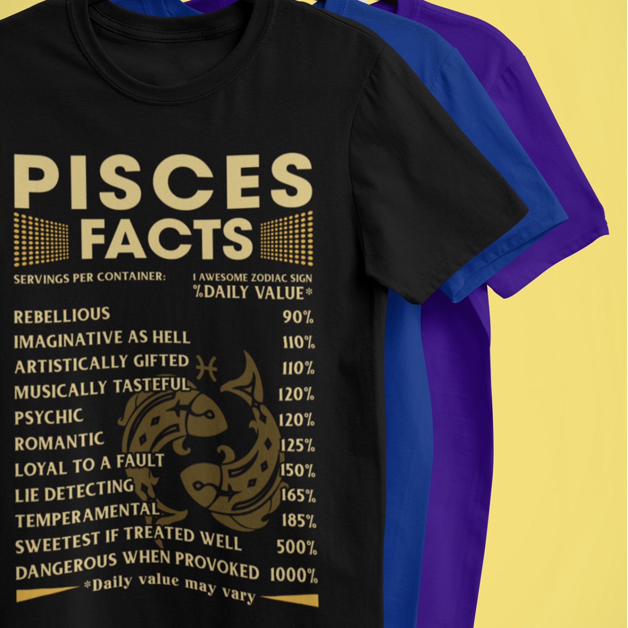 Pisces Fact Zodiac T Shirt