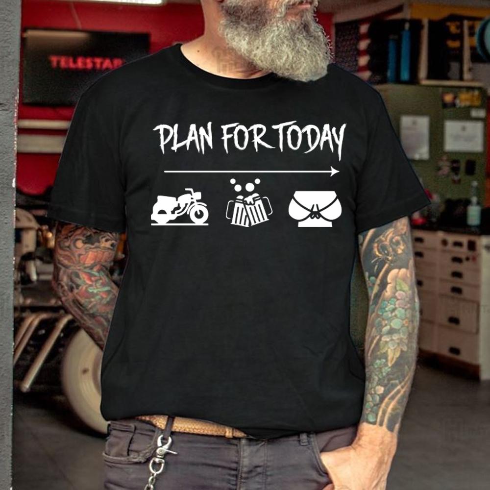 Plan For Today Bike Beer Boobs Shirt ? Biker Shirt Plan For Today Bike Beer Boobs Shirt ? Biker Shirt